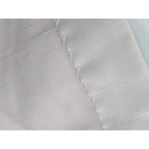 SINGLE STITCH!😍Vntg Barbizon Nightgown M Pale Mint Satin Embroidered Lace Trim - Picture 11 of 16